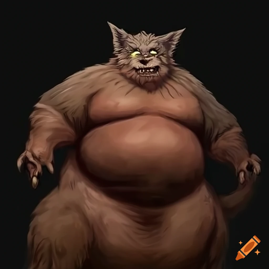 Strong and formidable werewolf