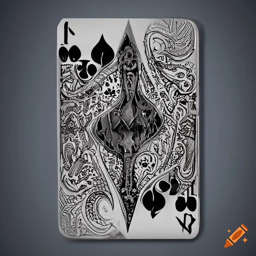 Ace of Spades card on a battlefield