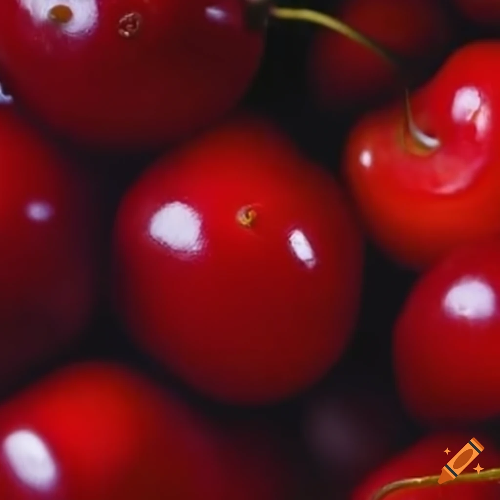 Cherry fruit on Craiyon