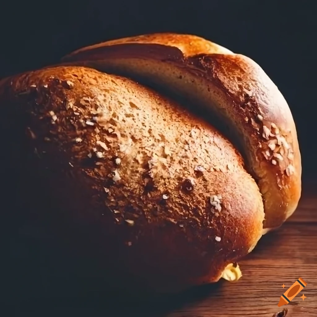 Bread roll on Craiyon