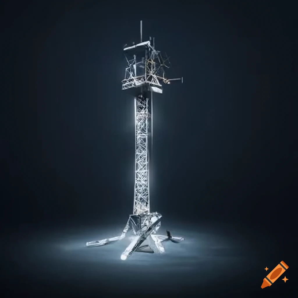 Futuristic mechanical battery tower using gravity and cranes to store