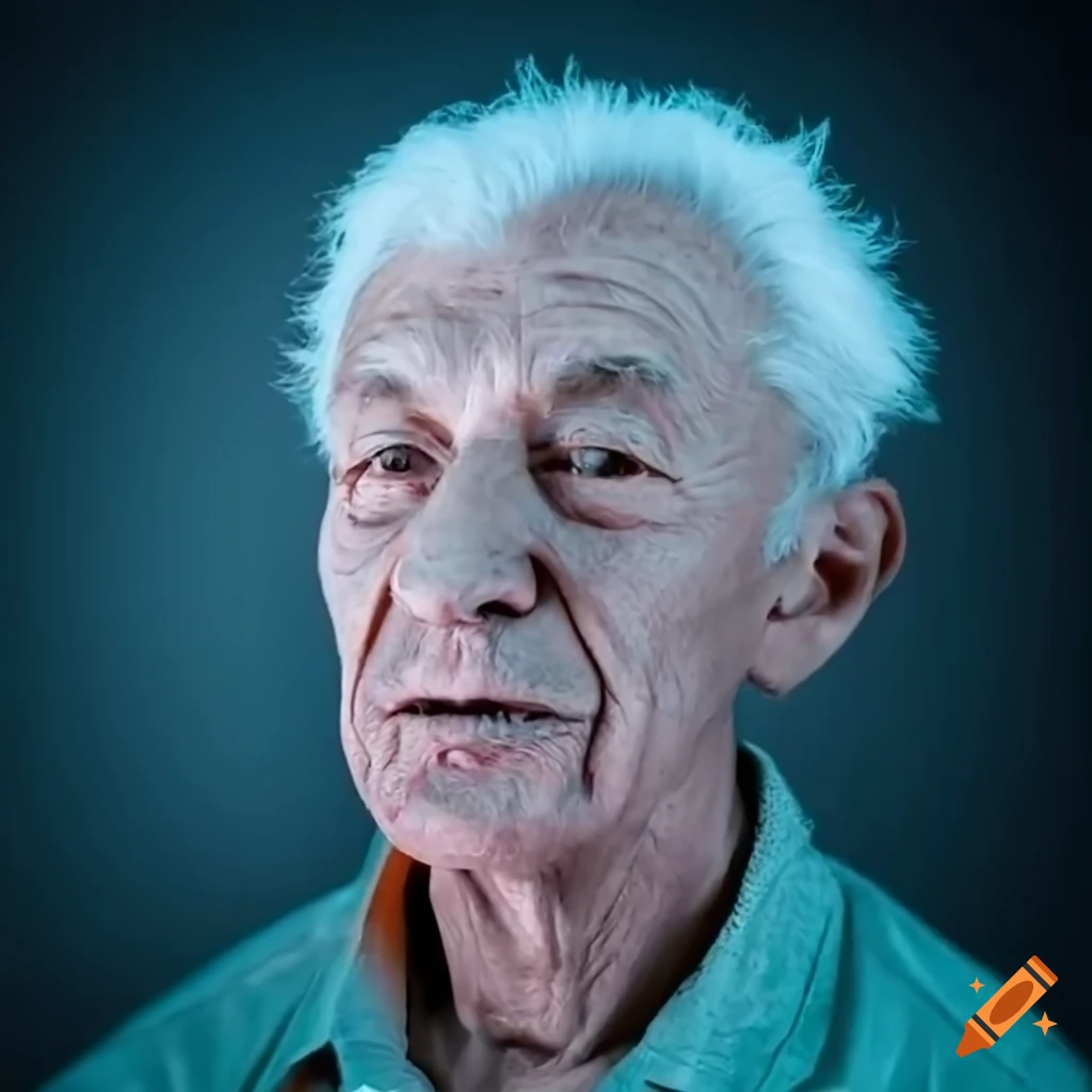 60-year-old-man-in-orange-shirt-with-full-coverage-of-white-hair-on-craiyon
