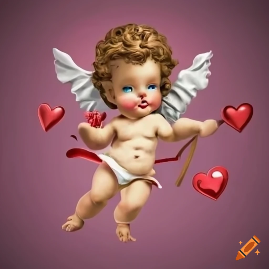 Cupid Surrounded By Hearts On Craiyon cupid-surrounded-by-hearts-on-craiyon