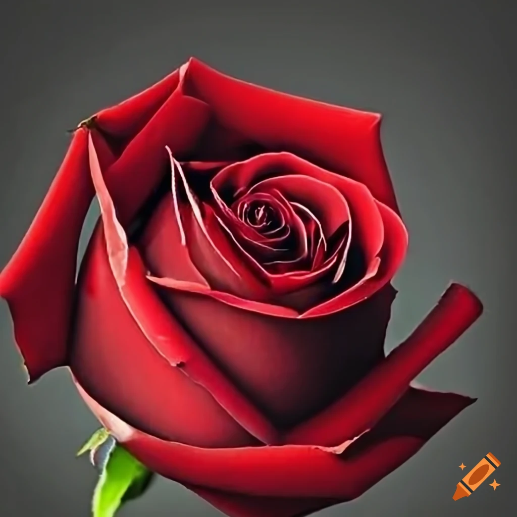 Red roses on Craiyon