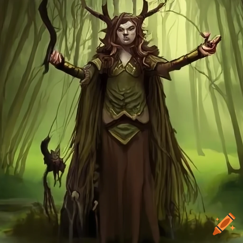 Druid on Craiyon
