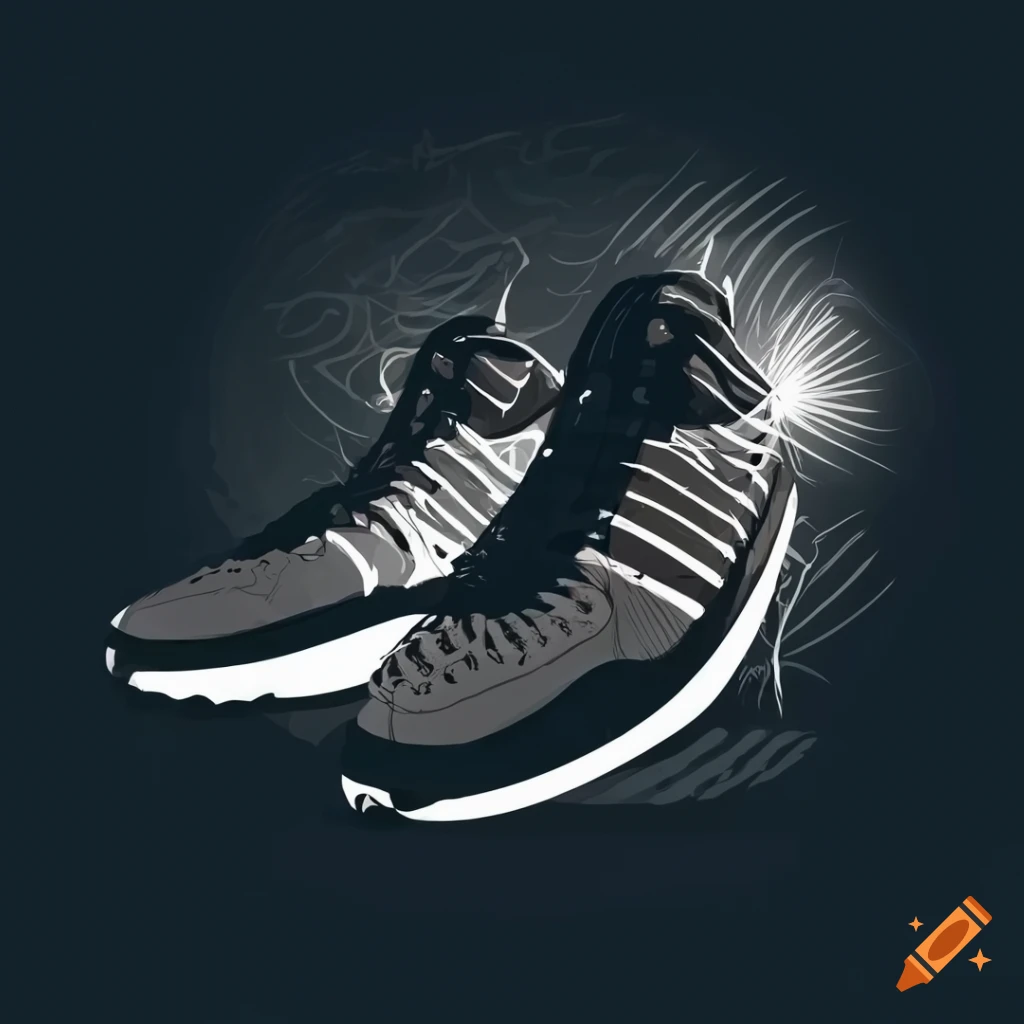 Creative Isolated Illustration of Sneakers Running, Walking, Shoes, Style  Backgrounds. Vector Concept Element Icon in Cartoon Stock Illustration -  Illustration of design, object: 134555339