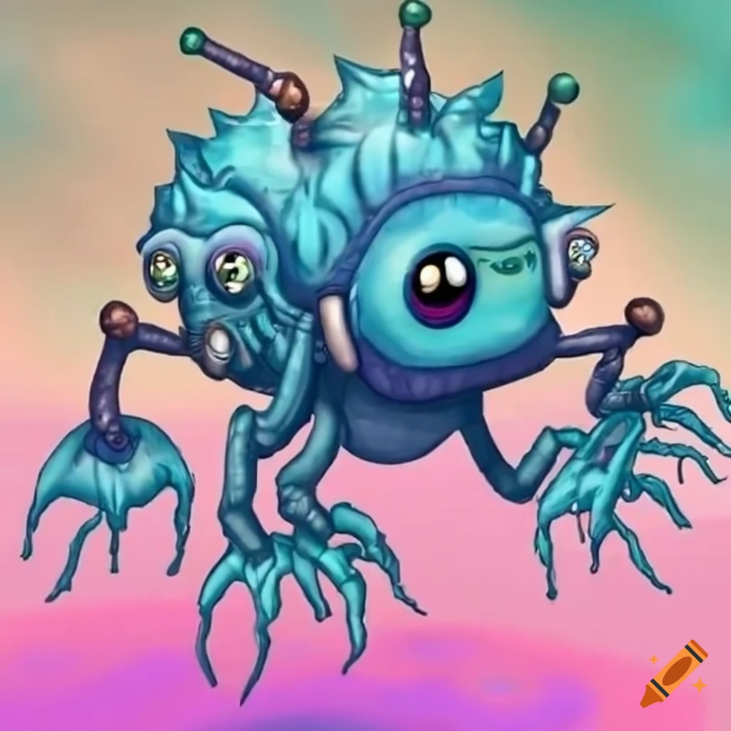 Cute Water-Mech Creature from My Singing Monsters