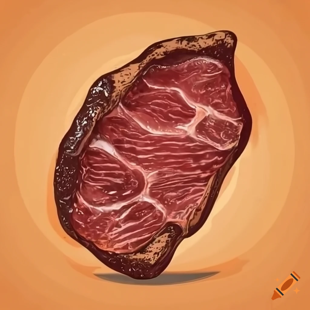 Juicy and delicious cooked steak