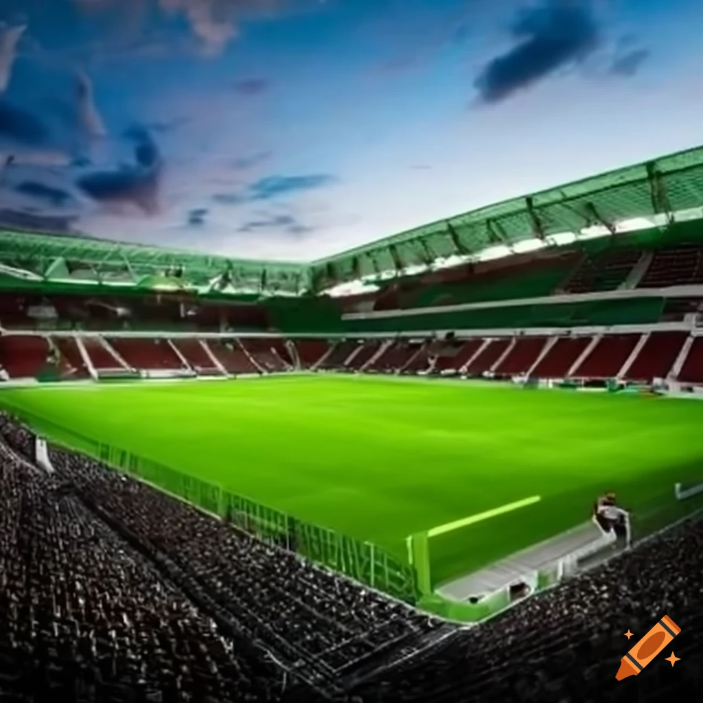 Football stadium based on the asda shop on Craiyon