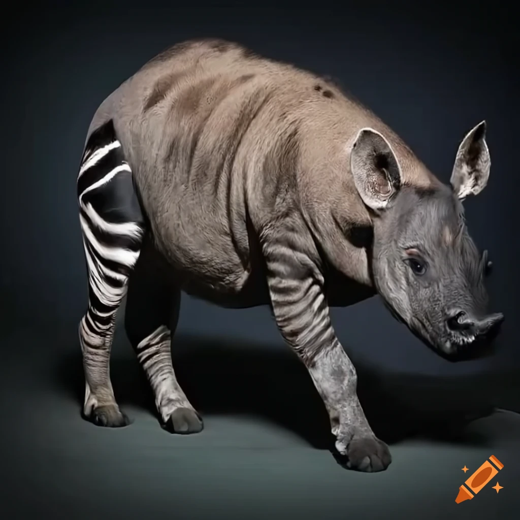 Entelodon in the wild Asian habitat