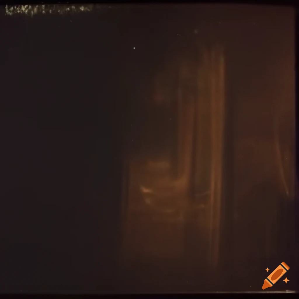 Vintage 1970s polaroid with film grain in dark evening light on Craiyon