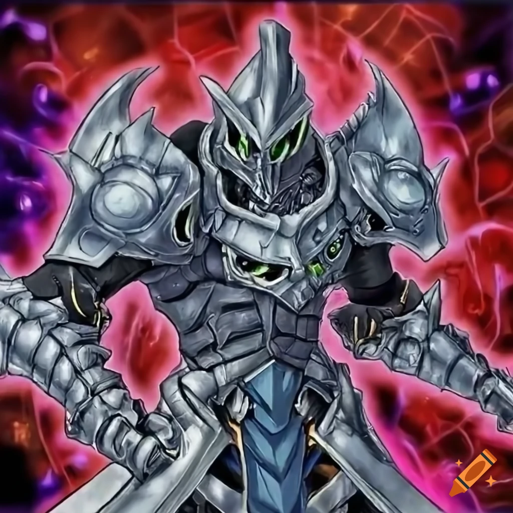 Yu gi oh card dragon skull knight, 8k highly detailed on Craiyon