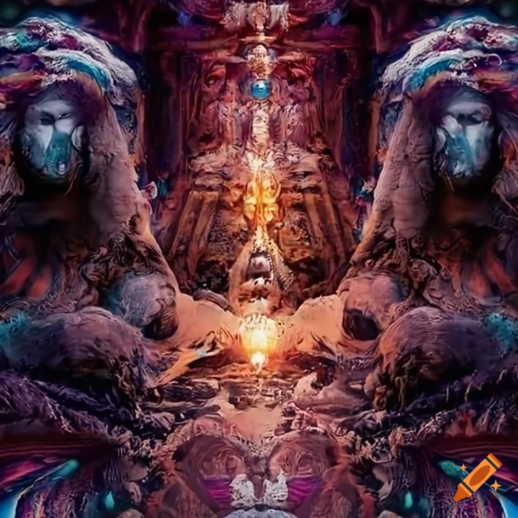 three-shamans-creating-psychedelic-music-in-an-8k-wide-screen-image-on