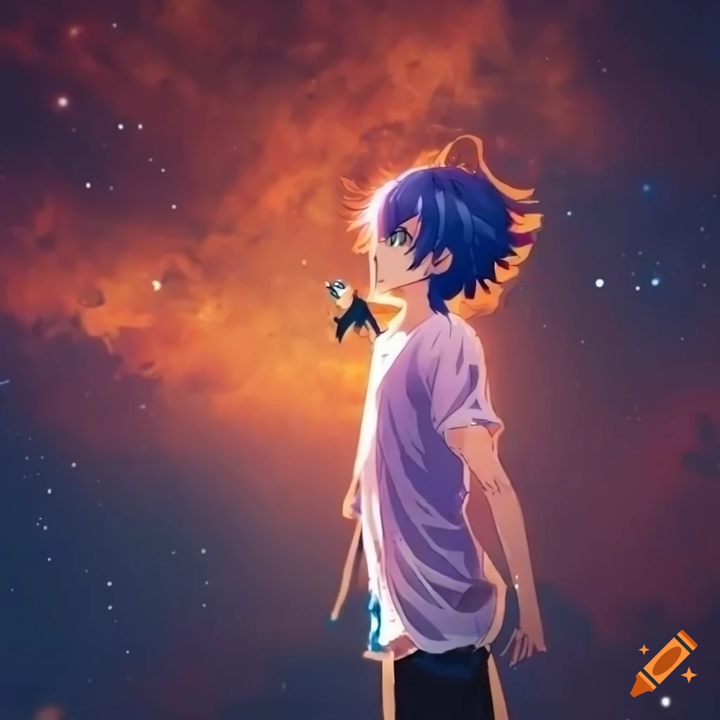 Girl floating in space anime HD wallpapers | Pxfuel