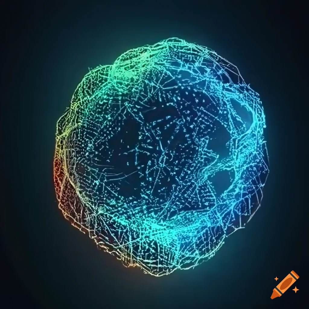 Holographic data visualization and language translation on Craiyon