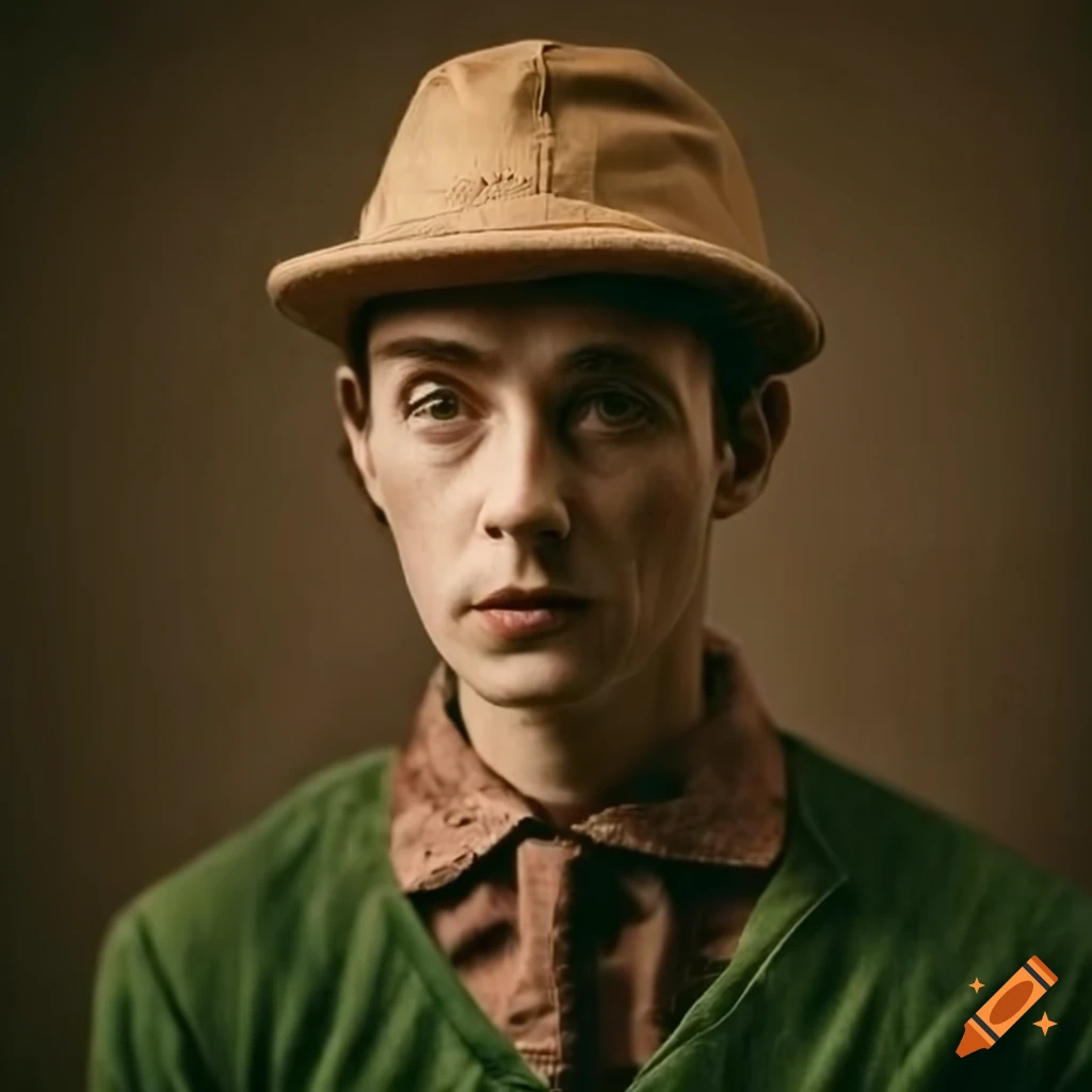 Portrait of a man in 1920s gardening attire
