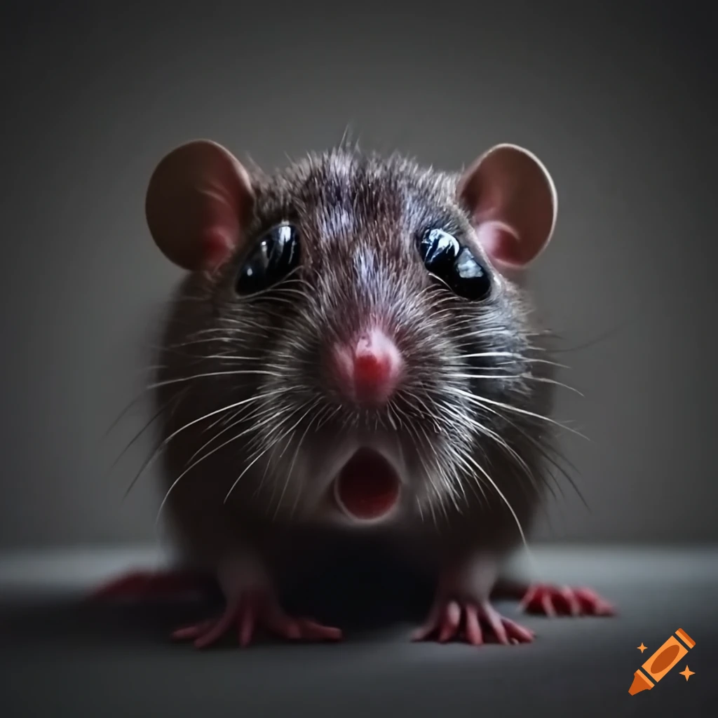 Rubber room with rats on Craiyon