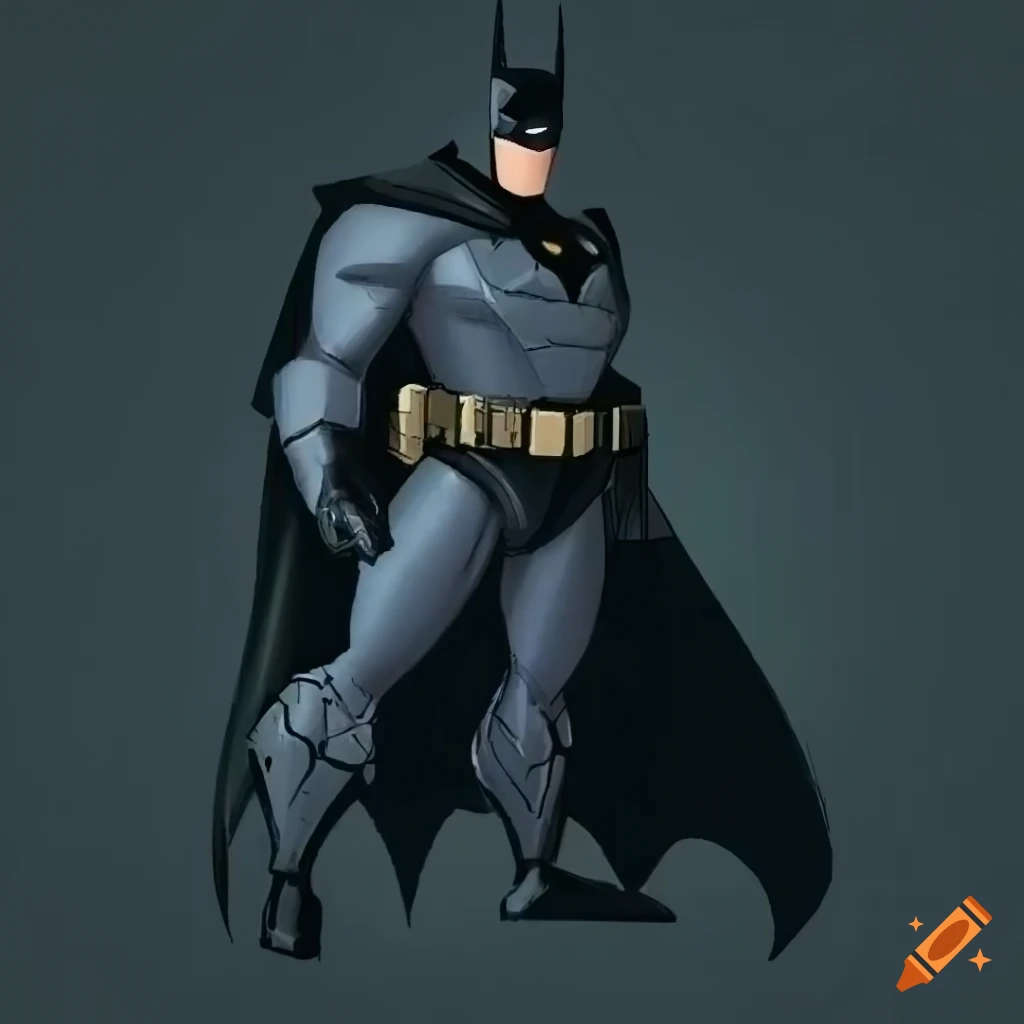 Arkham Knight Batman in the style of Batman the Animated Series