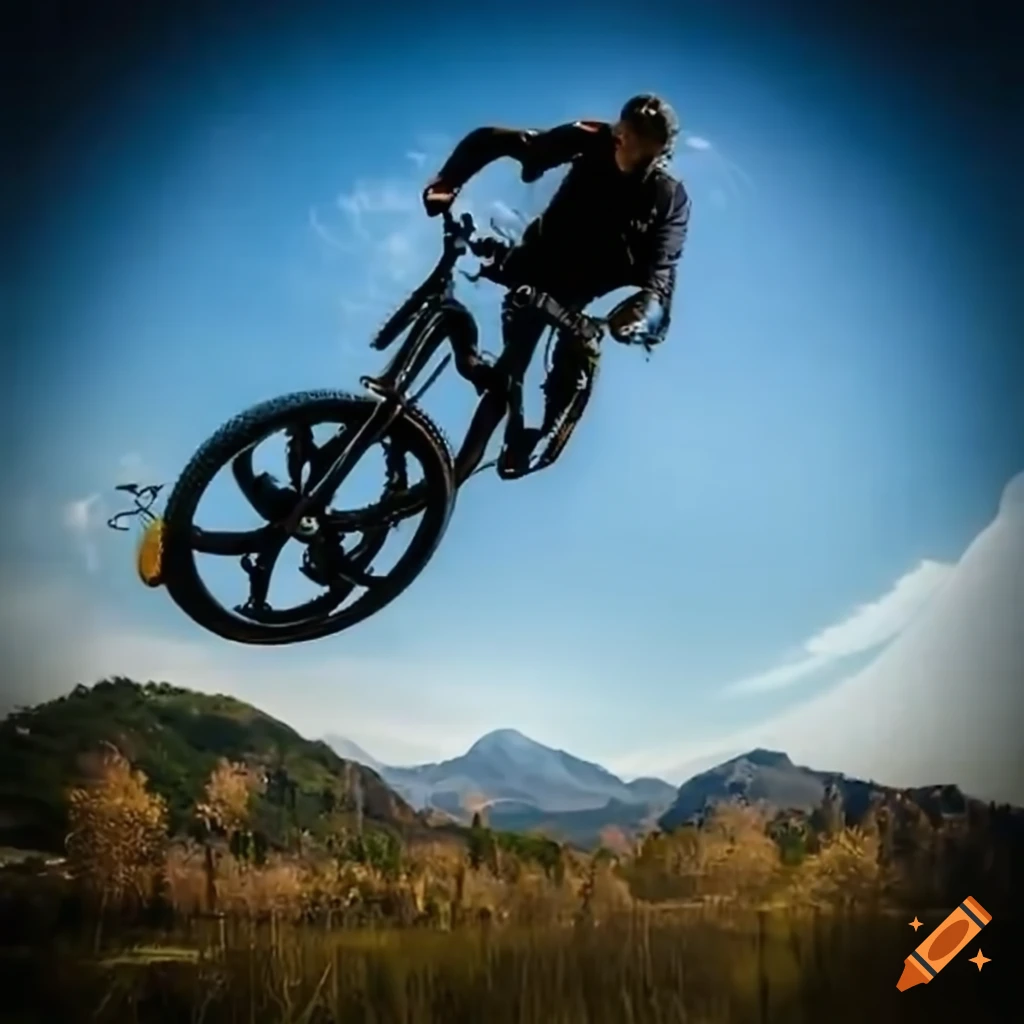 Tony Hawk riding a bike