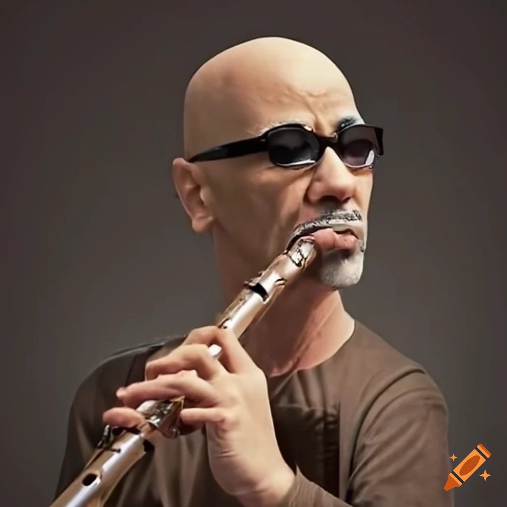 Pascal Obispo playing flute