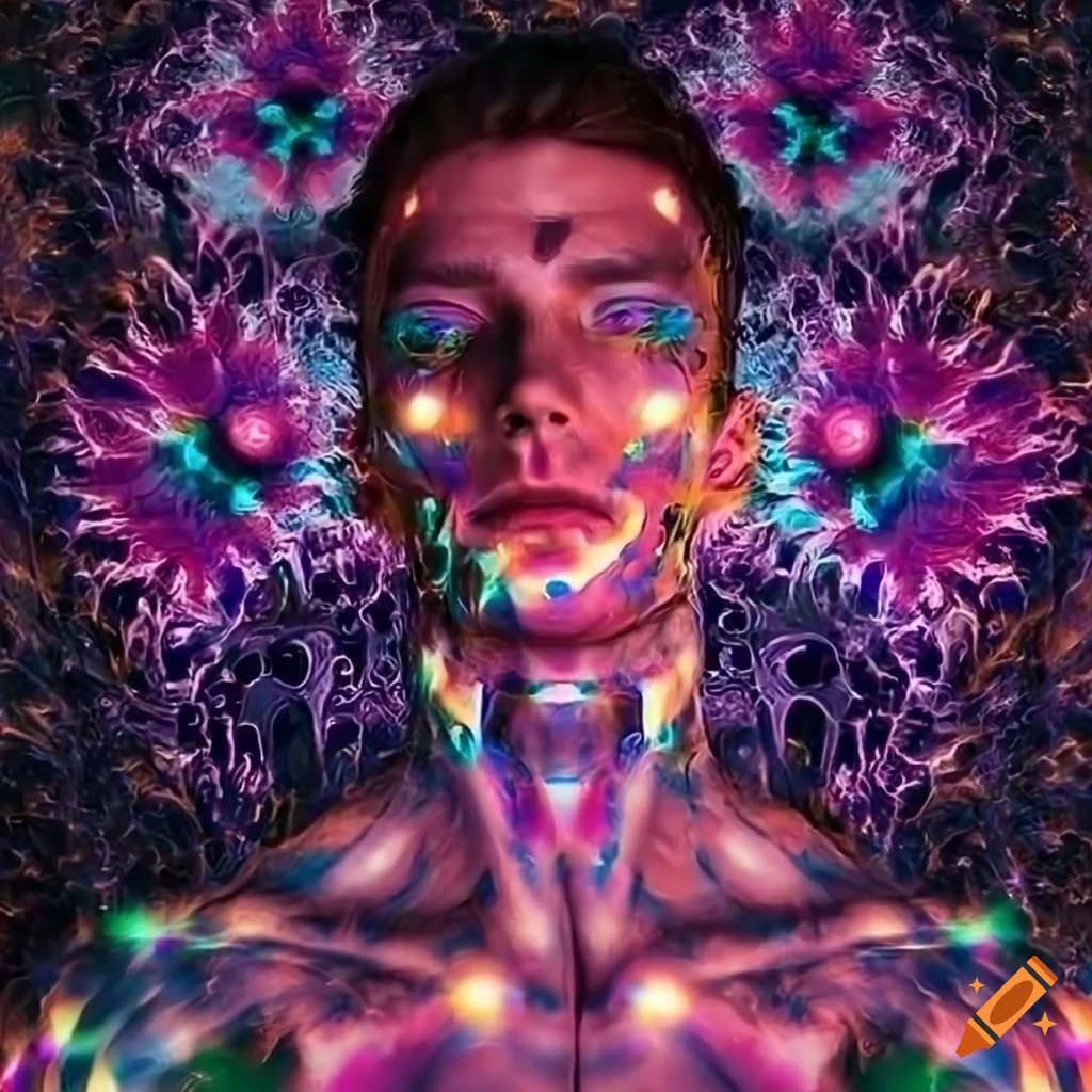 Surreal Image Of A Skinny Handsome Young Male Cyborg Surrounded By surreal-image-of-a-skinny-handsome-young-male-cyborg-surrounded-by