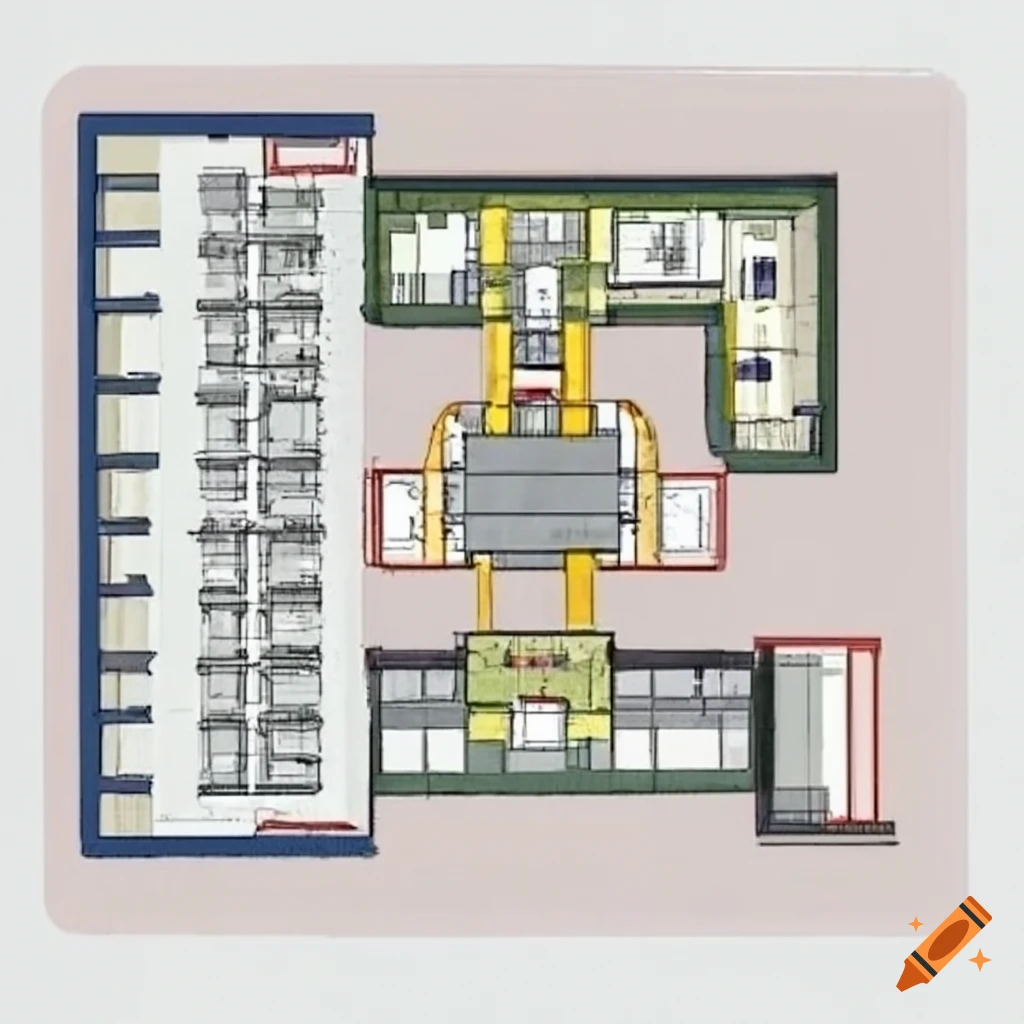 Facility plan of a typical prison