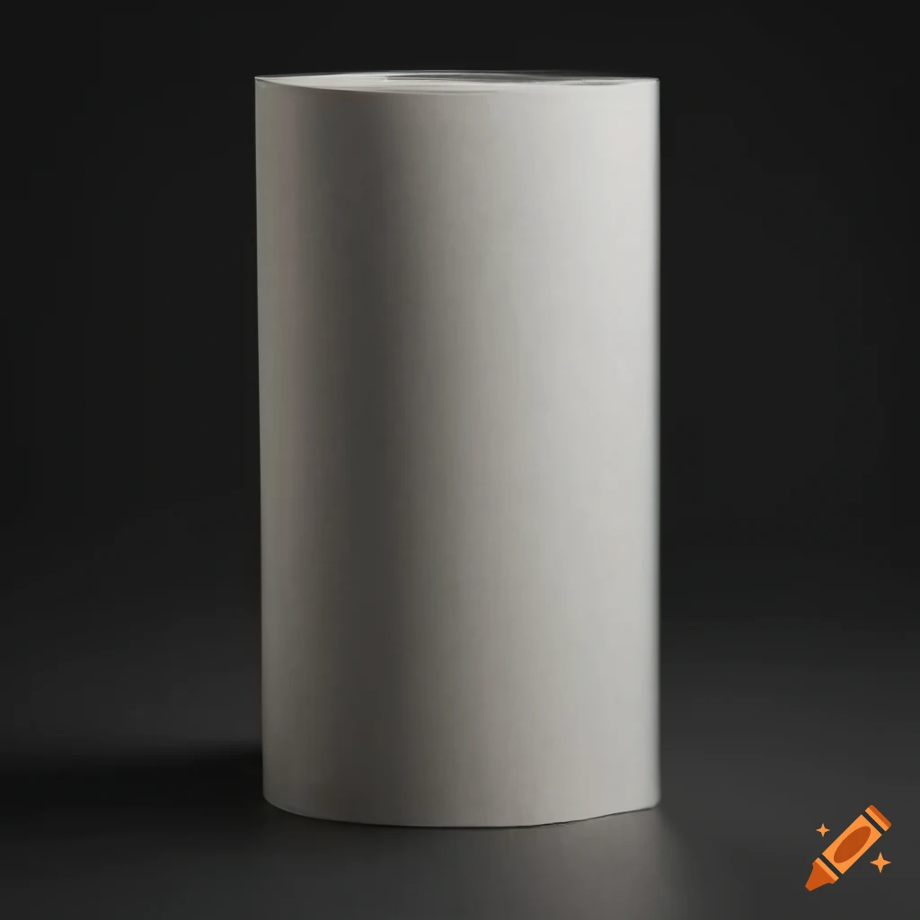 Gray paper roll on Craiyon