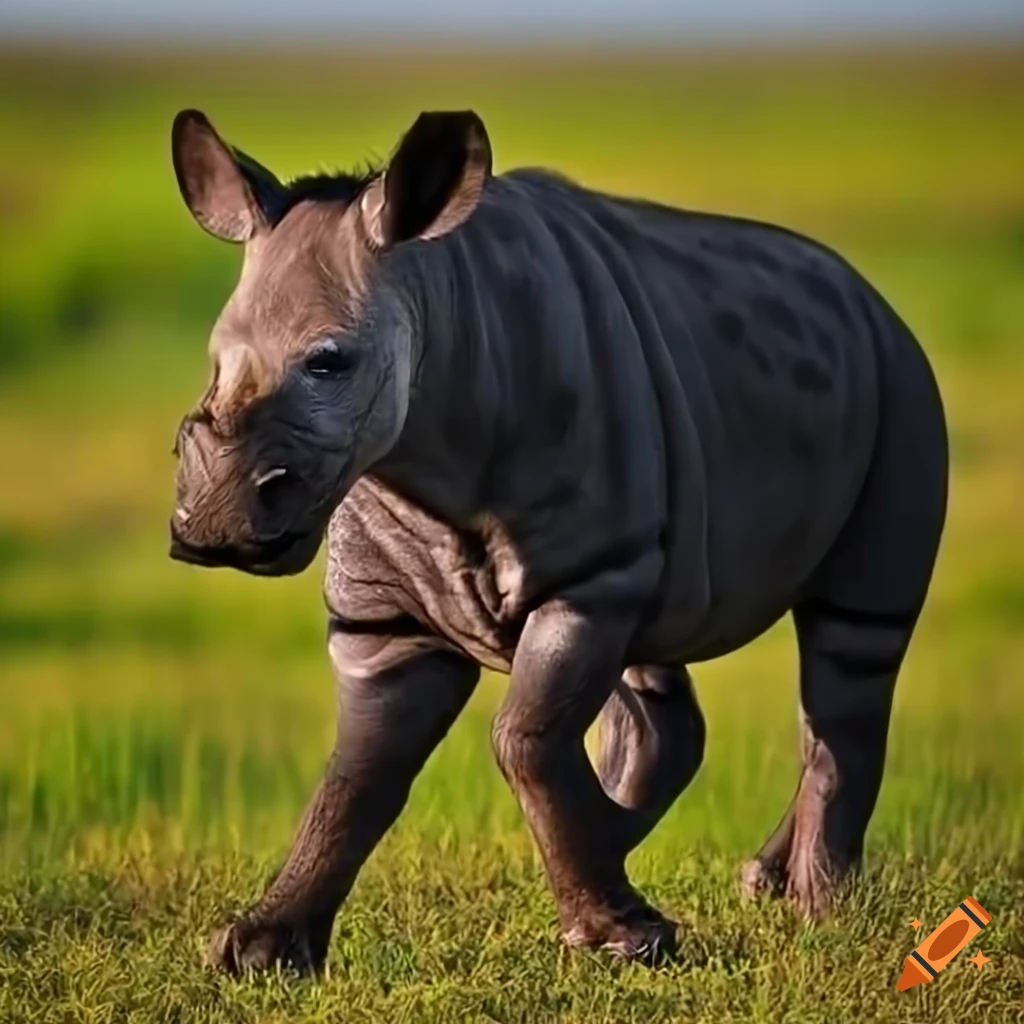 Illustration of a prehistoric Entelodon in an Asian wilderness