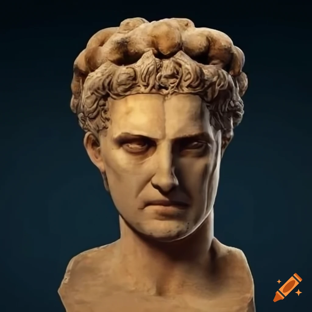 Ancient king of corinth depiction in historically accurate style on Craiyon