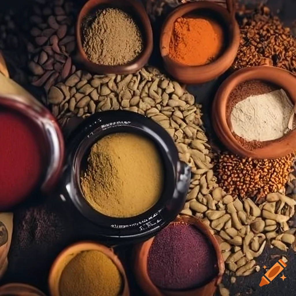 Middle Eastern spices and locals