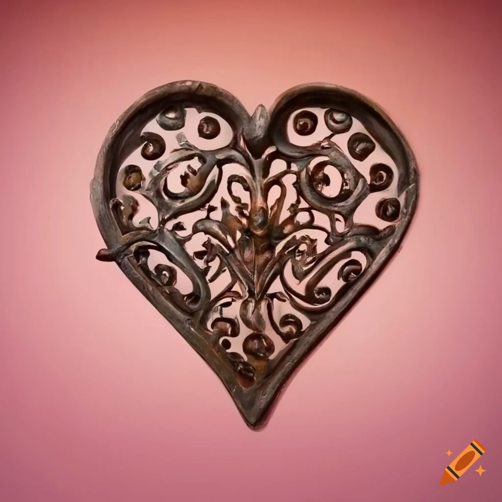 Moroccan wrought iron heart shape in marrakesh on Craiyon