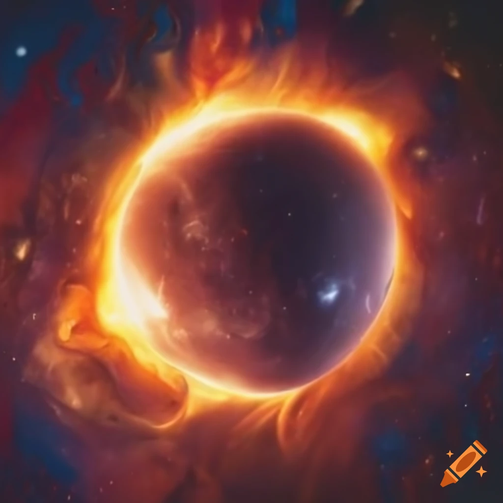 Abstract composition of iron, fire, gel, tin, fords, and light on Craiyon