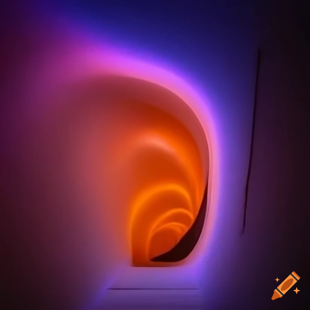 Glowing lights abstract background
