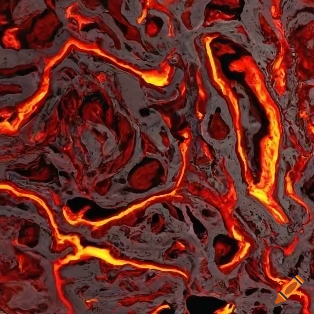 Red marble lava texture