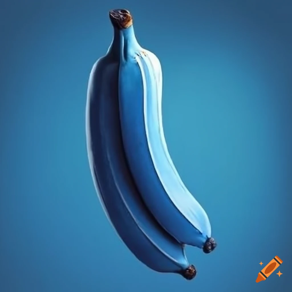 Banane bleu on Craiyon