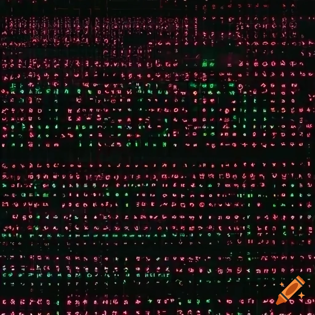 Binary code programming concept on Craiyon