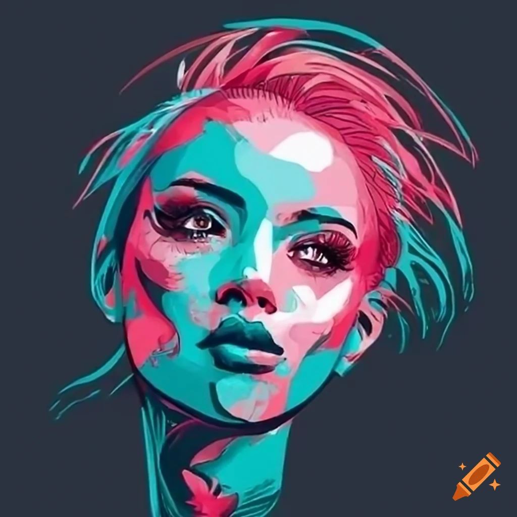 Vibrant and energetic abstract concept