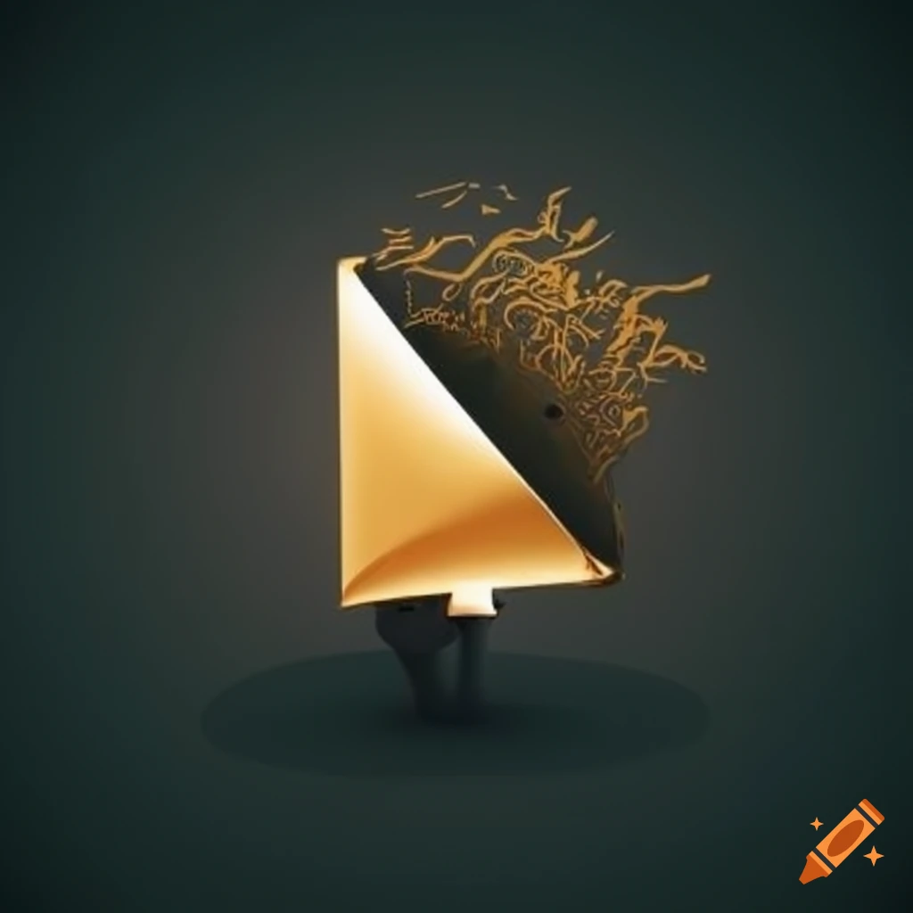Logo for James Street Digital featuring an inverted megaphone marketing funnel in black and gold