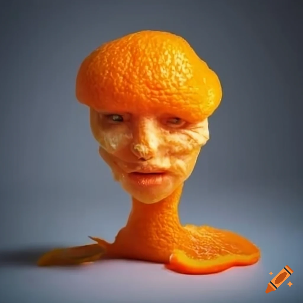 creative-sculpture-of-a-person-made-out-of-orange-peel-on-craiyon