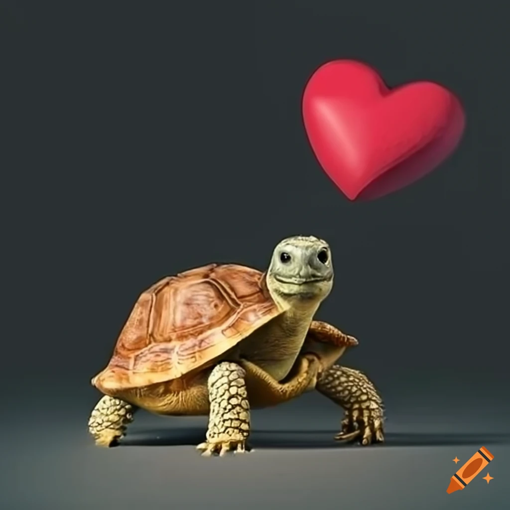 Valentine's Day tortoise