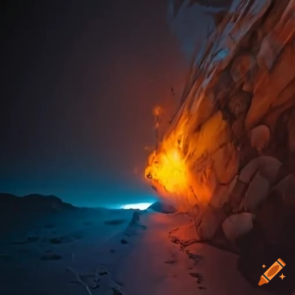 High definition lighting in a danger zone