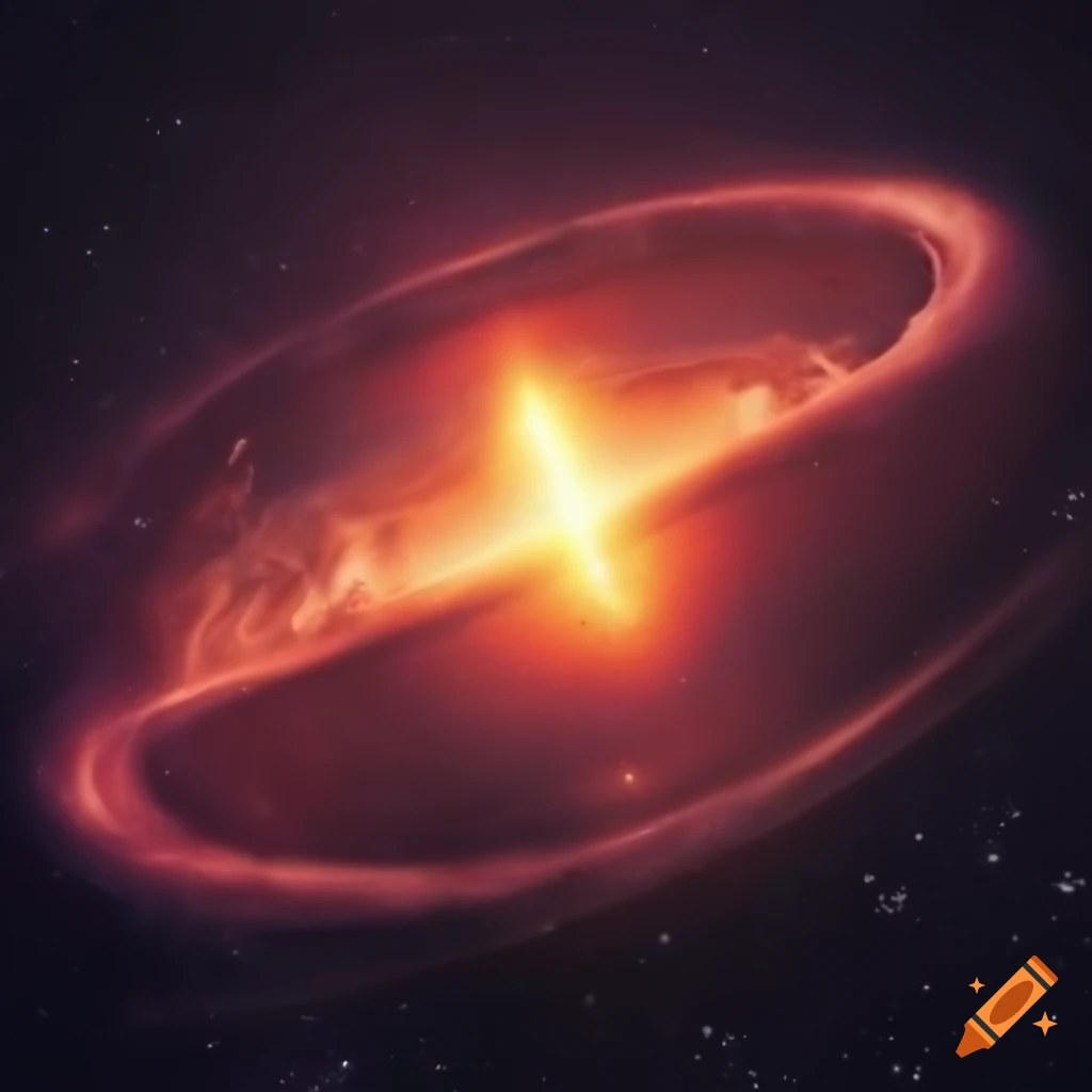 Abstract composition of iron, fire, gel, tin, fords, and light on Craiyon