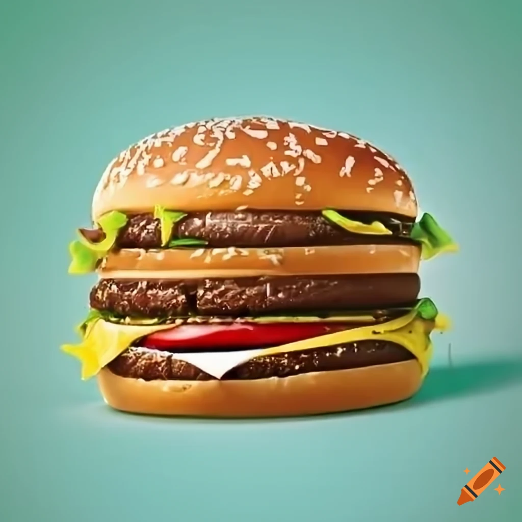 Delicious McDonald's Big Mac burger