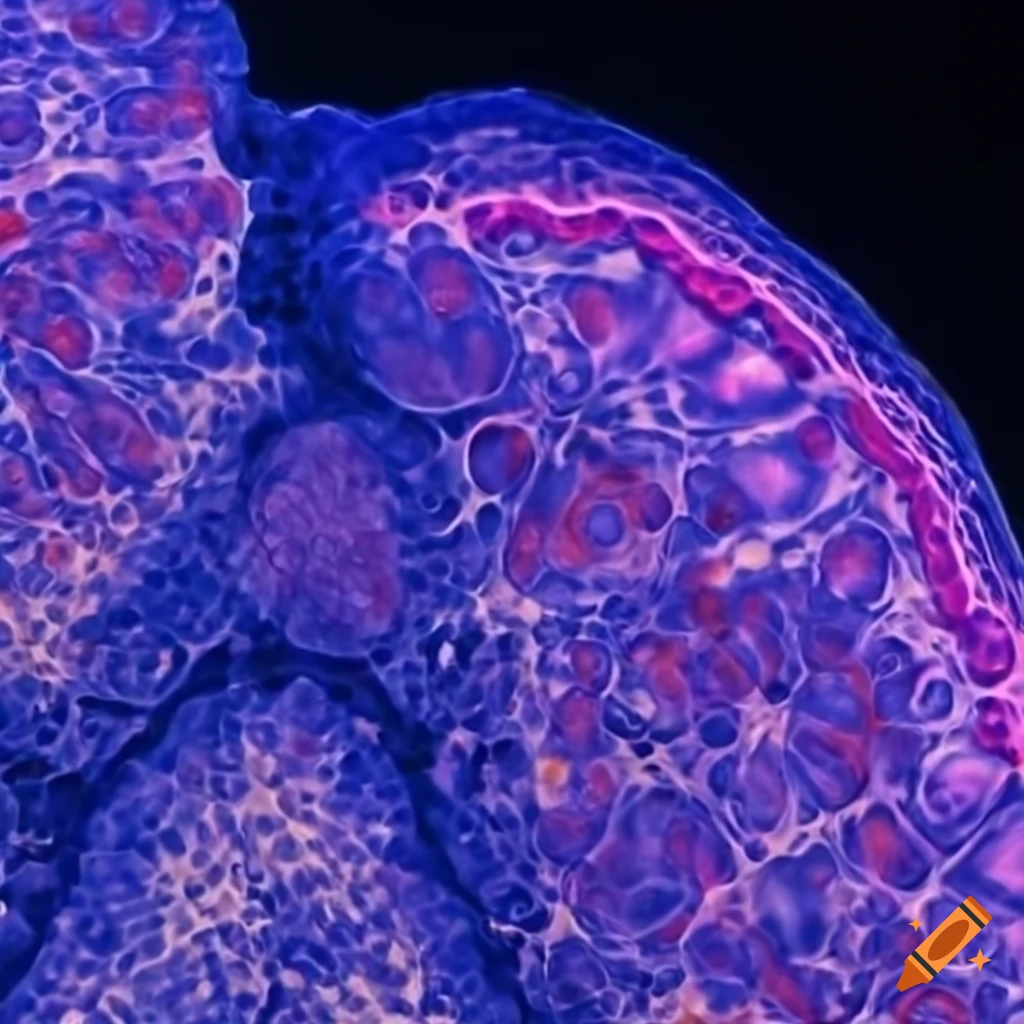 Cancer cells and normal cells comparison