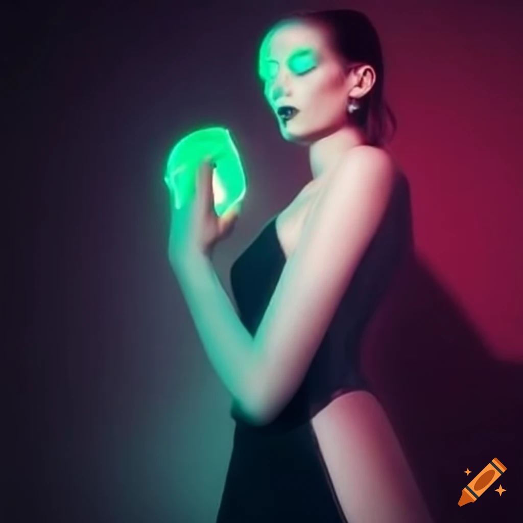 Glowing lights abstract background