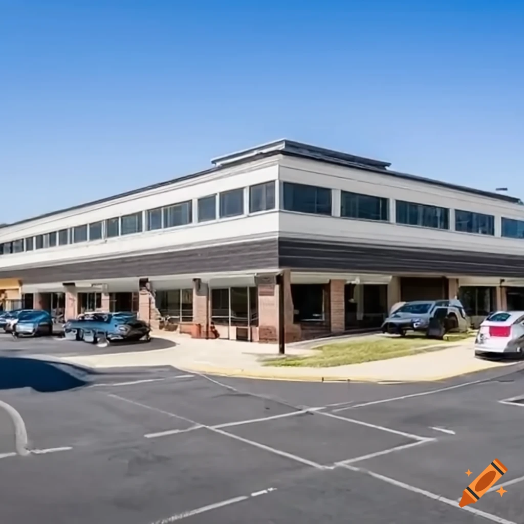 Jackson nj commercial office space with newly built addition in white