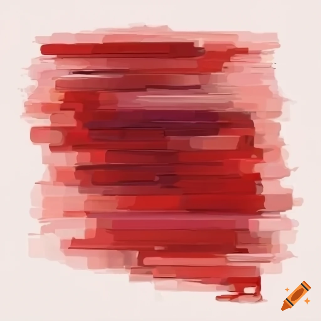 Logistic regression algorithm representation in red on white background