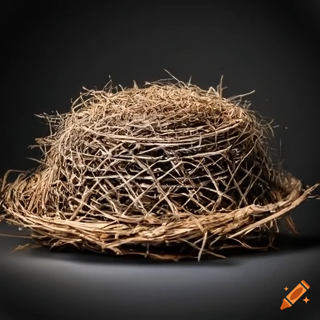 Bird nest hat on Craiyon