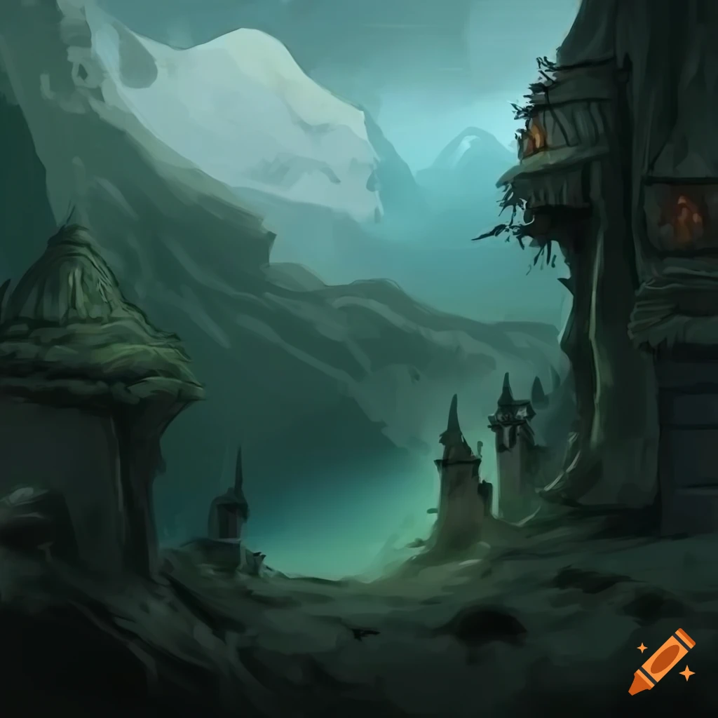 Mysterious landscape for DnD