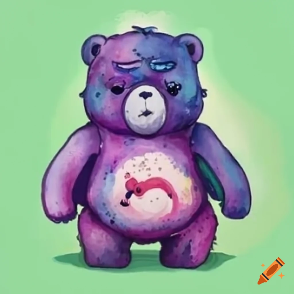 Sad care bears on Craiyon
